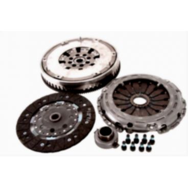 Clutch kit with dual mass flywheel and bearing