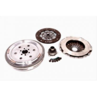 Clutch kit with dual mass flywheel and bearing
