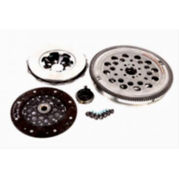 Clutch kit with dual mass flywheel and bearing