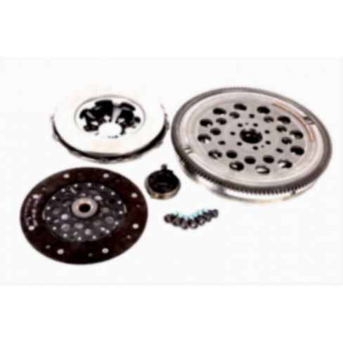 Clutch kit with dual mass flywheel and bearing